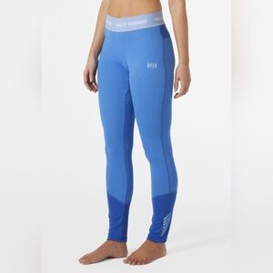 Helly Hansen Women's Blue Performance Lifa Active Base Layer Bottoms